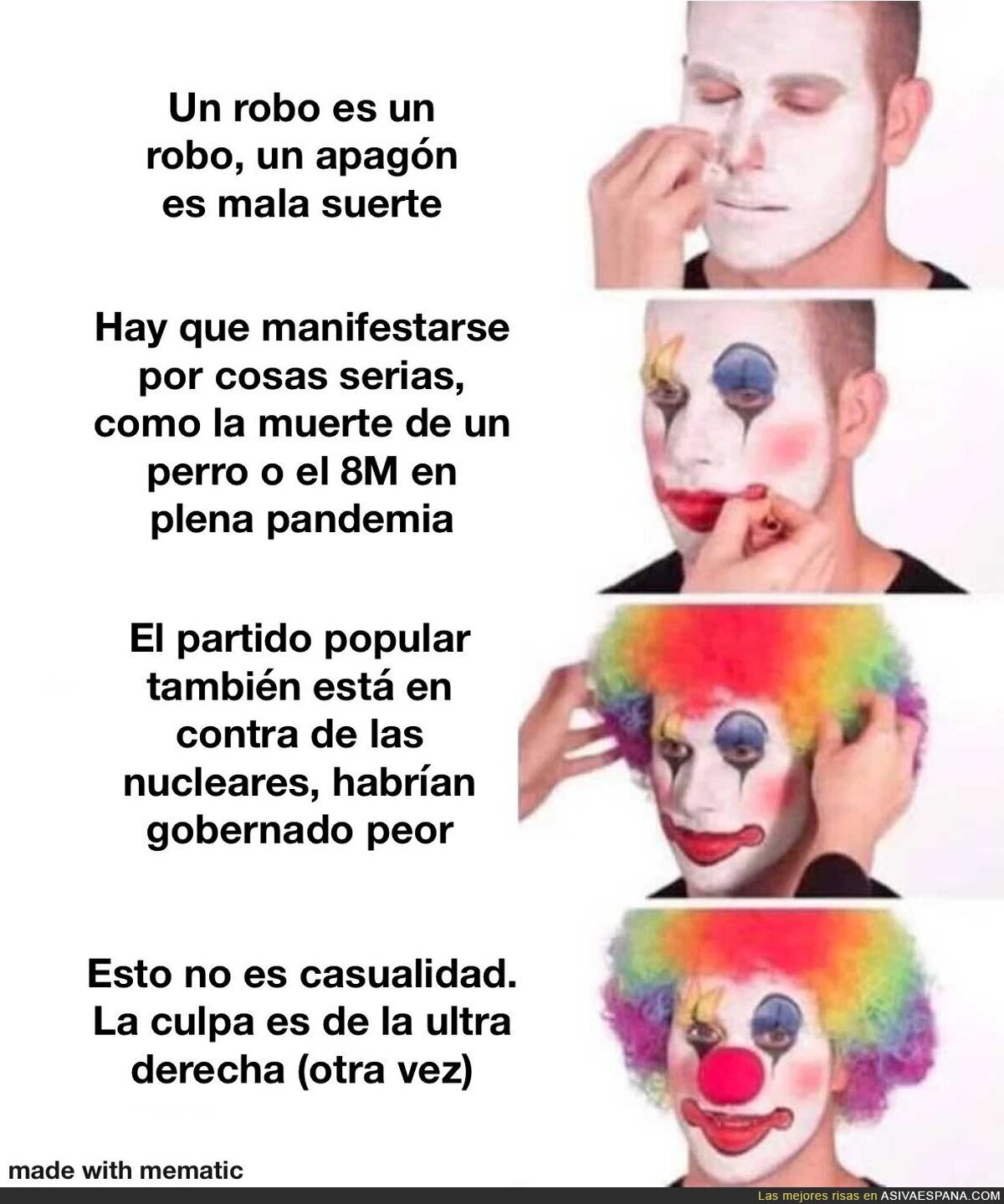 No, no estás loco, esto es España.