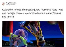 No hay ninguna familia en el trabajo