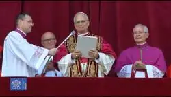 Momento hist&oacute;rico: el Papa Leon XIV (Robert Prevost) hablando en ESPA&Ntilde;OL en el momento de su asunci&oacute;n