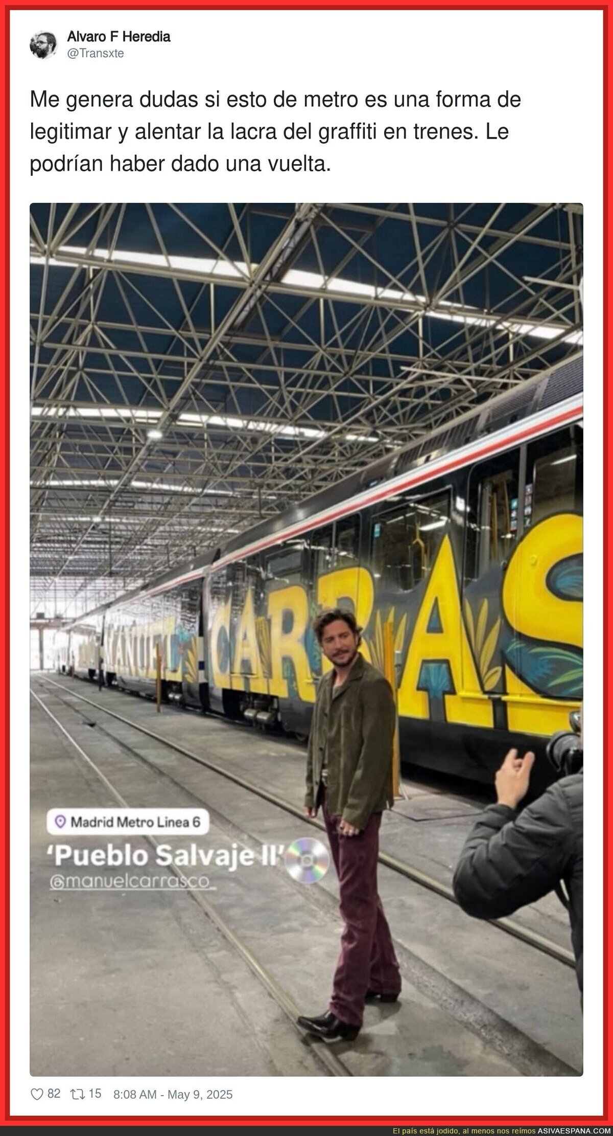 Le podrían haber dado otra vuelta a la promoción de Manuel Carrasco