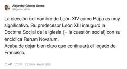 El nombre de Le&oacute;n del nuevo Papa est&aacute; bien buscado