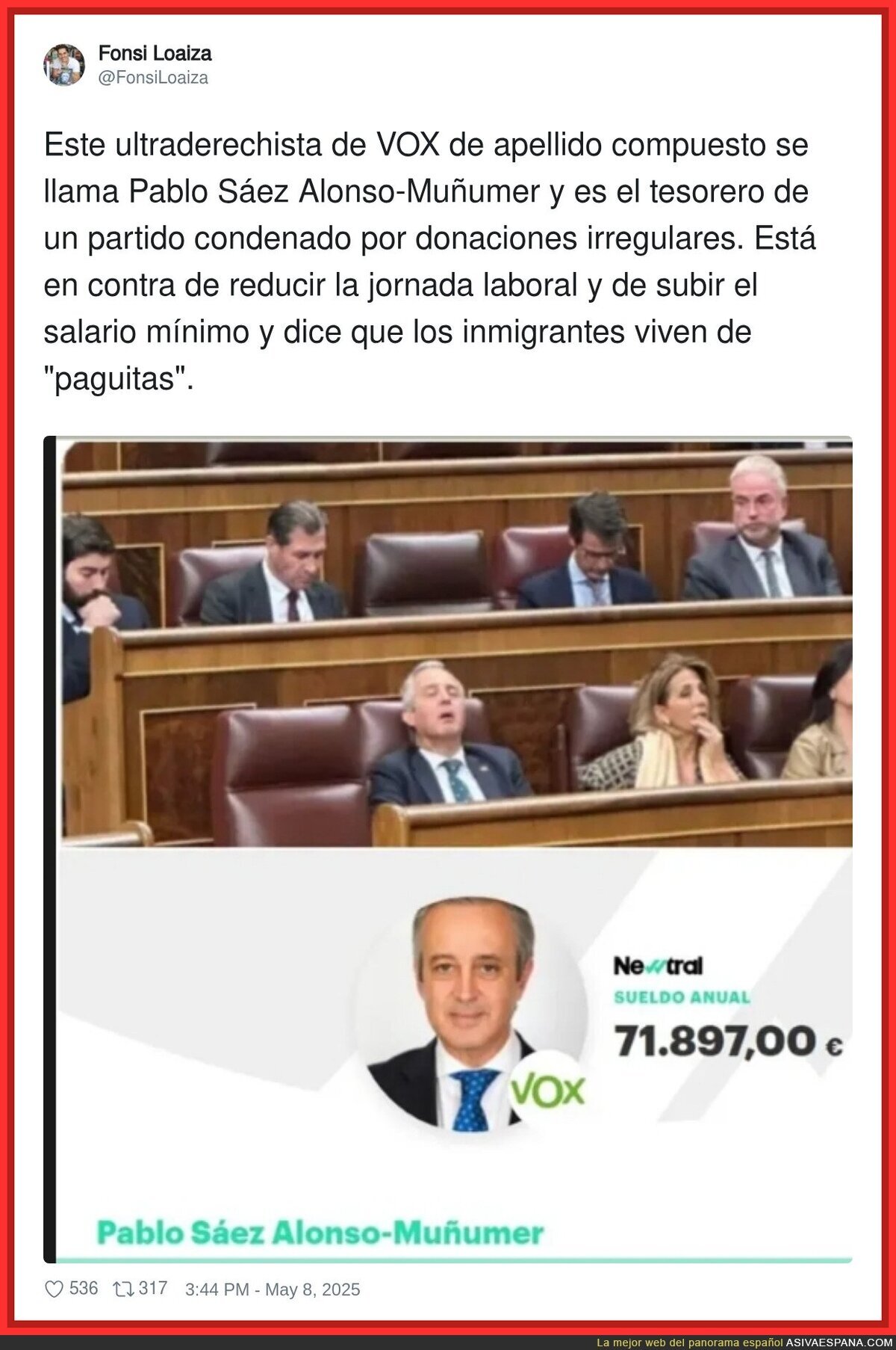 La buena vida de Pablo Sáez Alonso-Muñumer