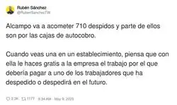 La consecuencia de poner cajas de autocobro en supermercados