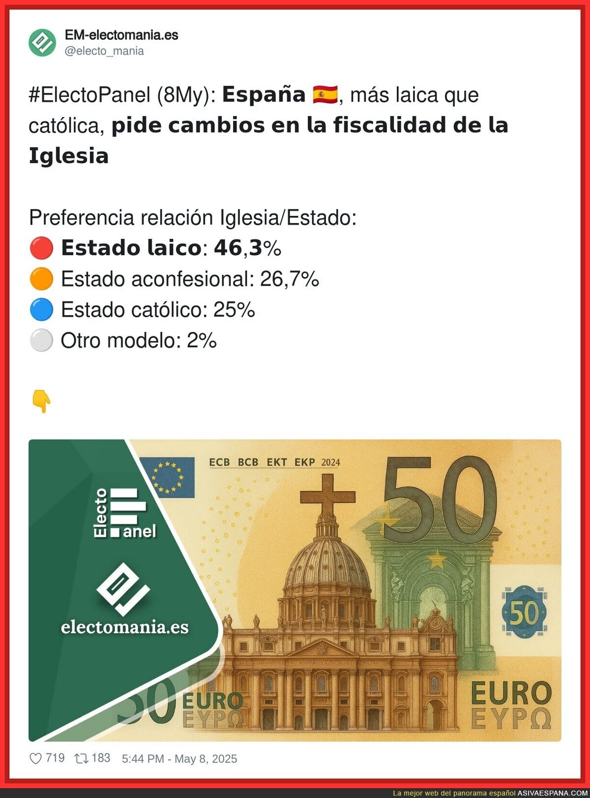 España es más laica que católica