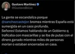 El de "Si necesitan algo, que lo pidan"