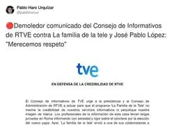 La gente de RTVE carga contra La familia de la tele