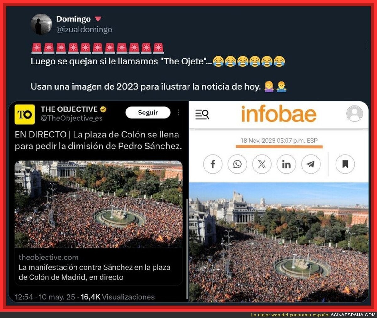 "The Ojete".  Periodismo de rigor
