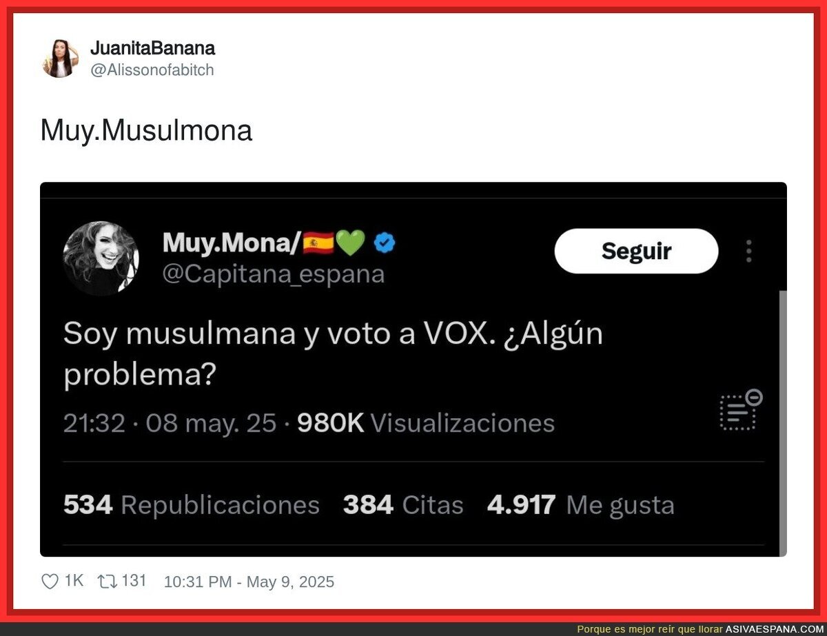 Surrealista lo de 'Capitana Espana'