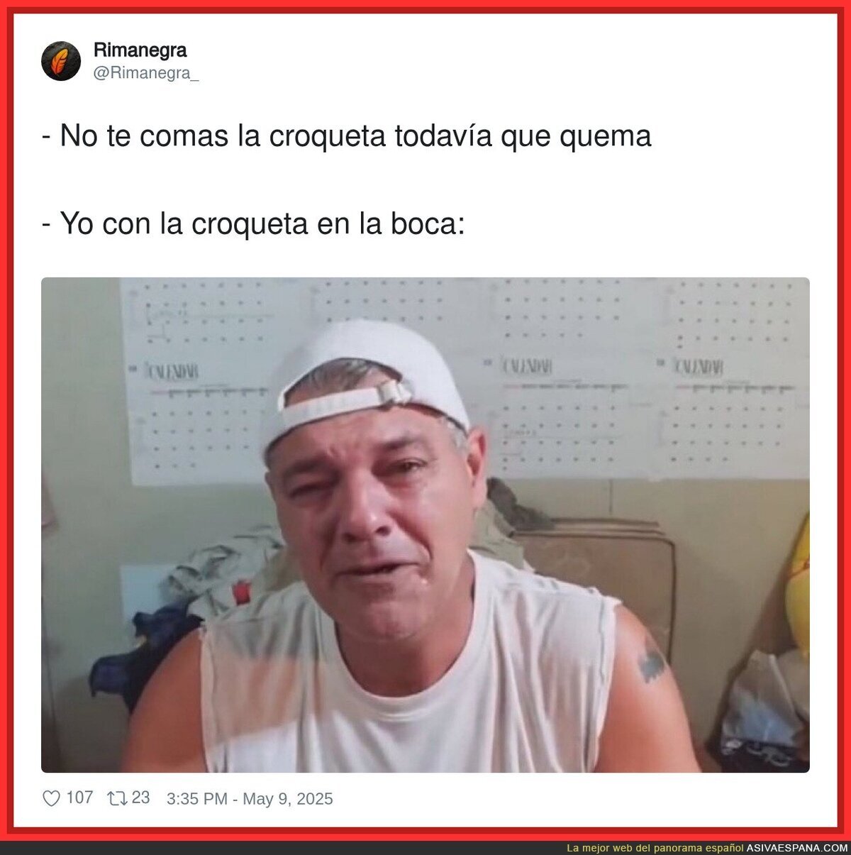 Nos puede el ansia para comer