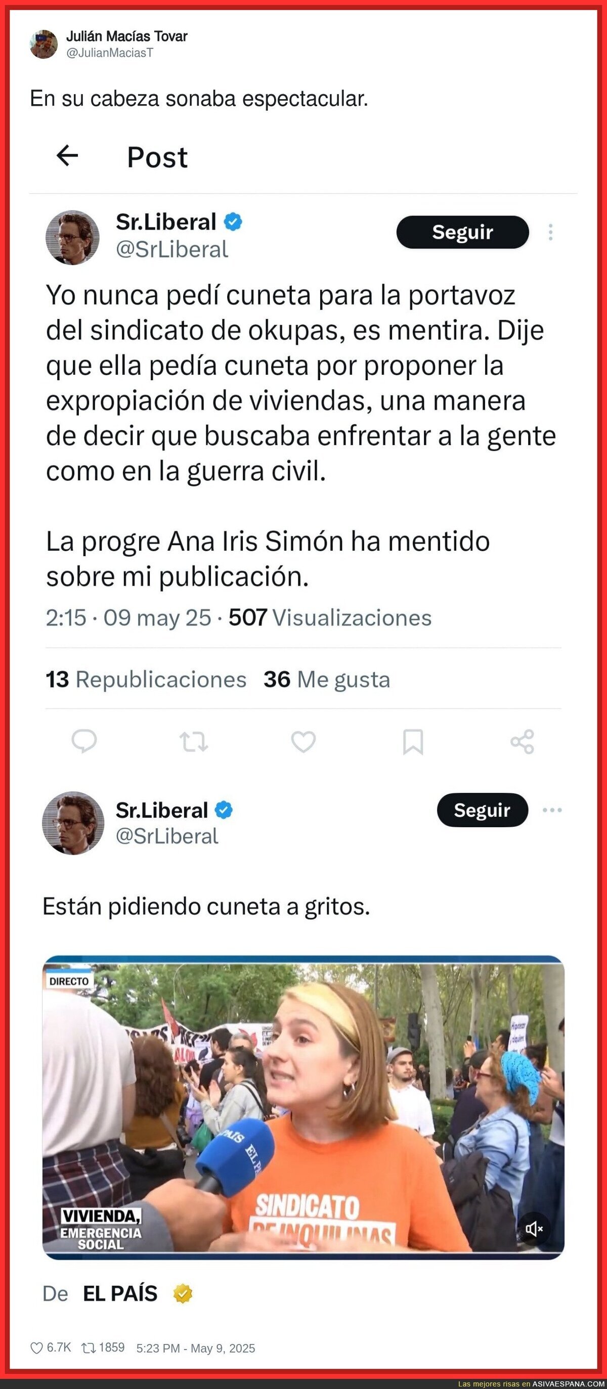 Cuando las imágenes dicen lo contrario