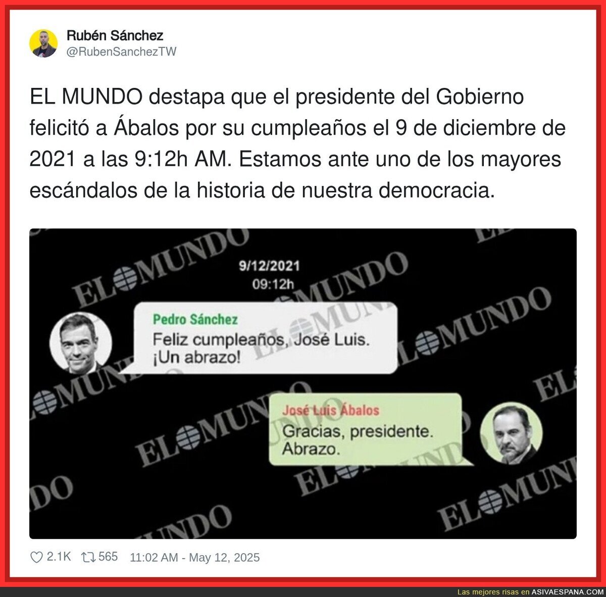 Gravísimo esto de Pedro Sánchez