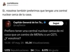 Que tranquilidad vivir al lado de una central nuclear