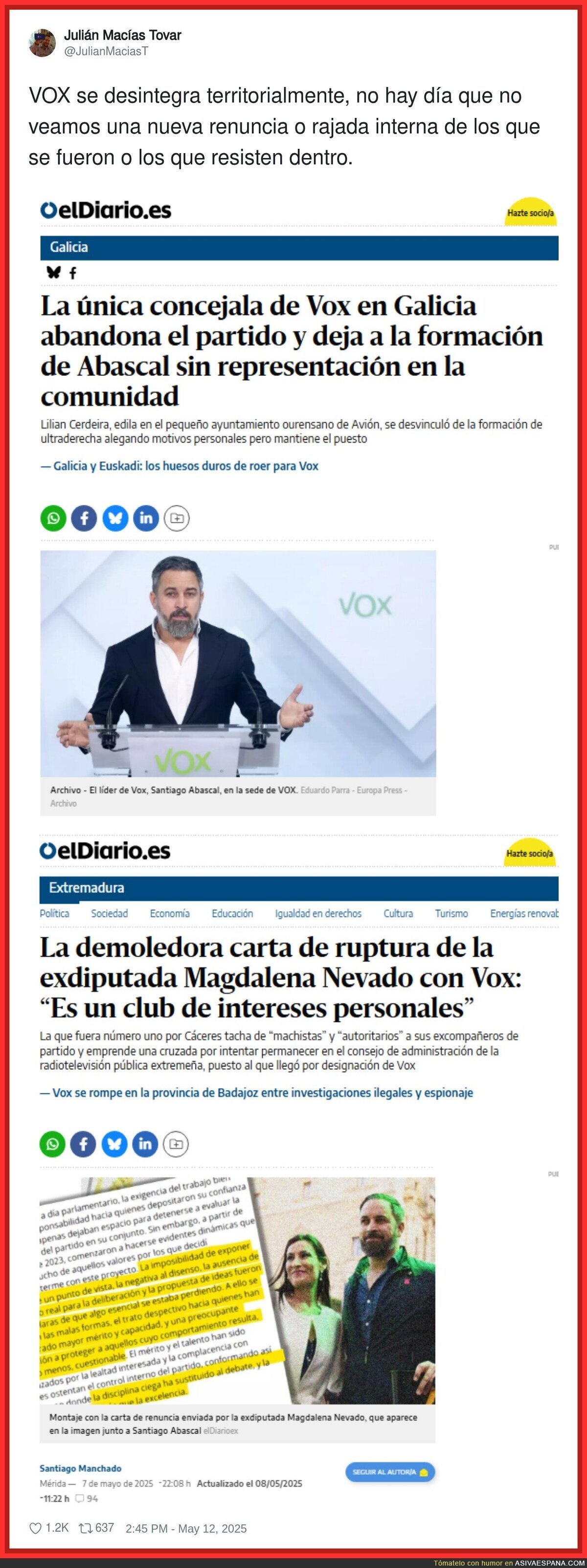 Se acerca el fin de VOX