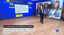 Javier Ruiz sobre los Whatsapps filtrados entre Pedro S&aacute;nchez y Jos&eacute; Luis &Aacute;balos