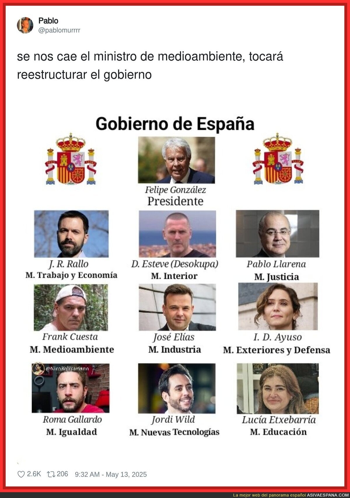 España se rompe