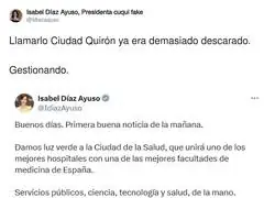 Ayuso sabe disimular 'algo'