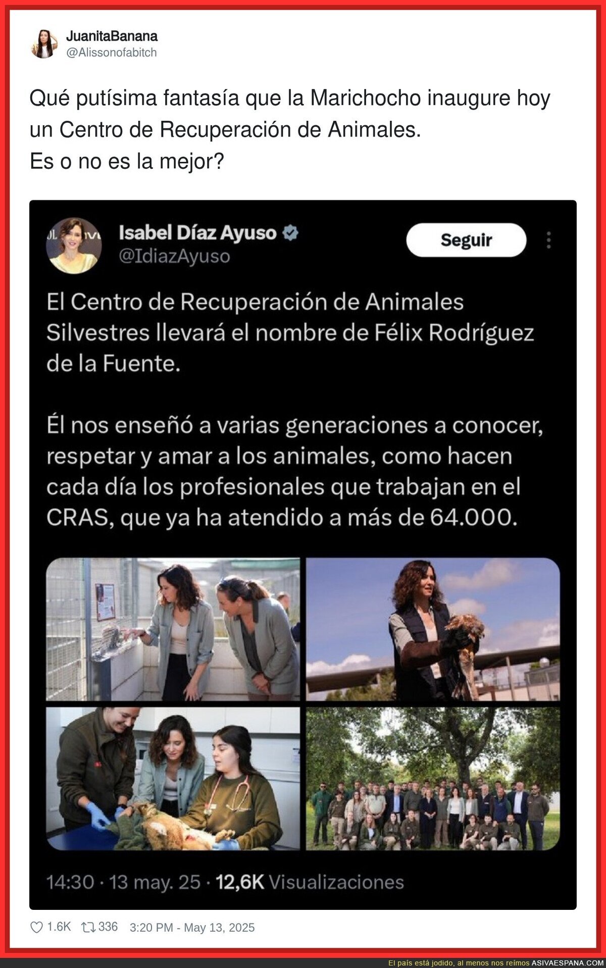 La coincidencia de Ayuso con las malas noticias con Frank Cuesta