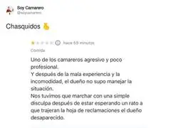 Hay gente que no sabe comportarse al ir a un bar