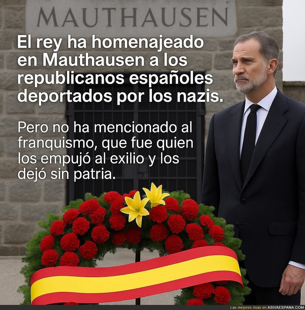 El segundo sucesor mutilando la Historia.
