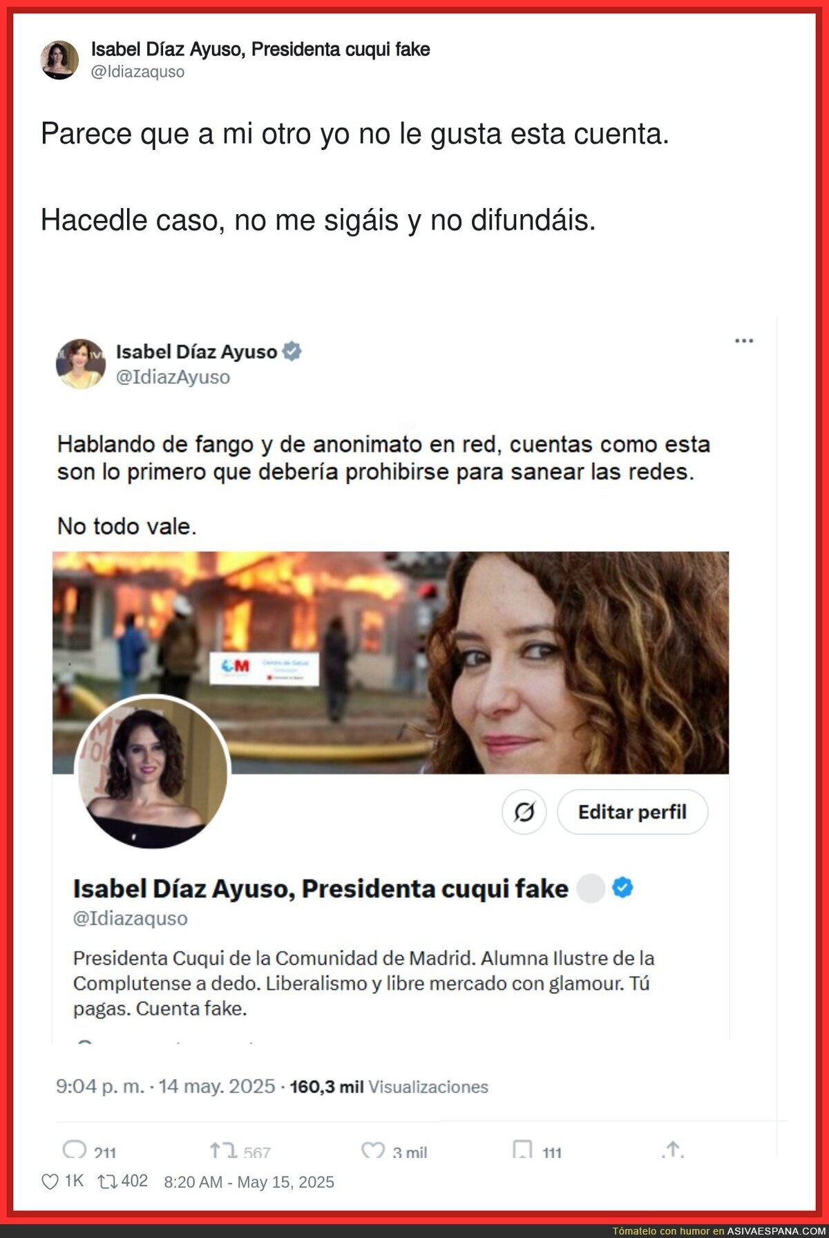 A Ayuso no le gusta la libertad