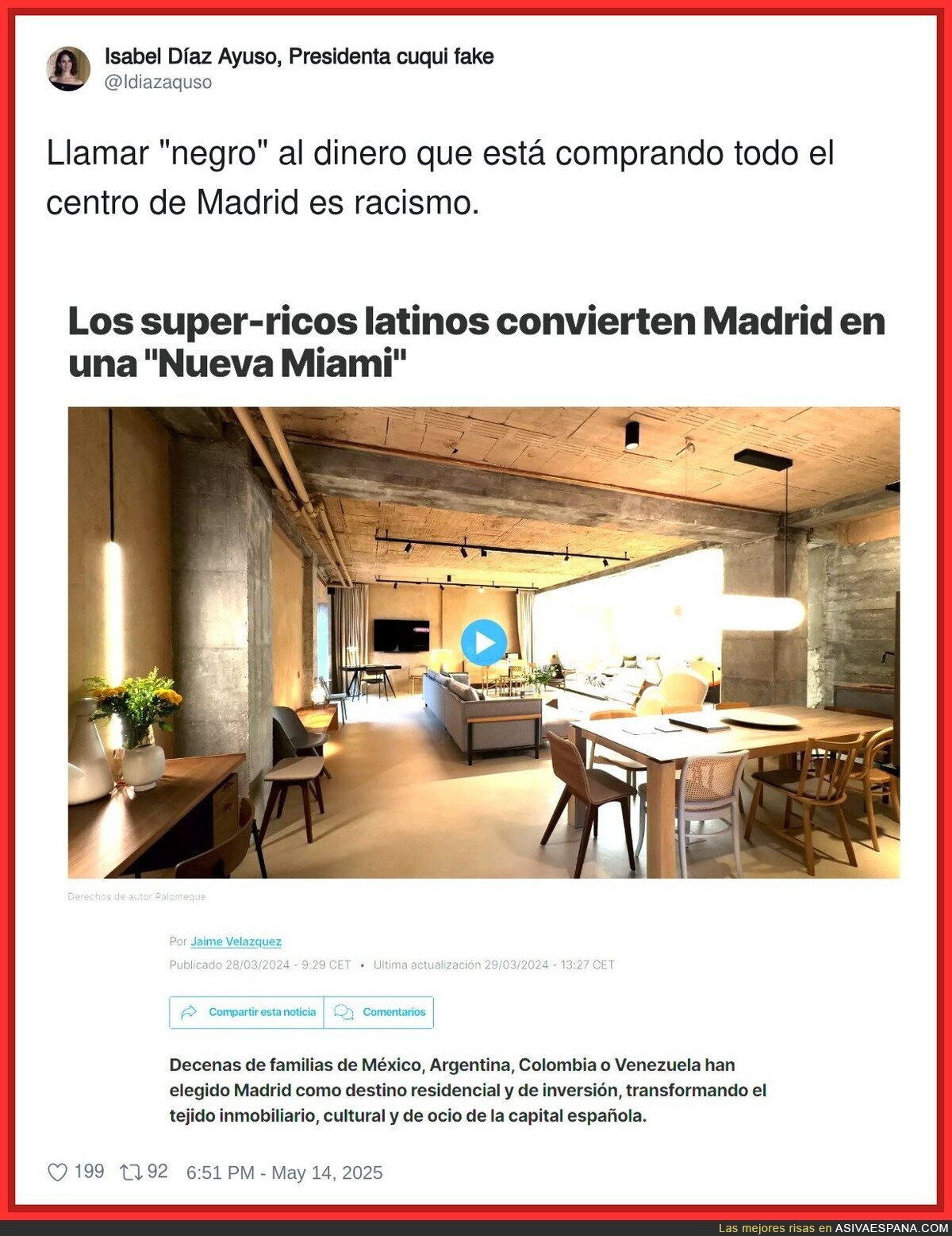 Los latinos multimillonarios llenan Madrid