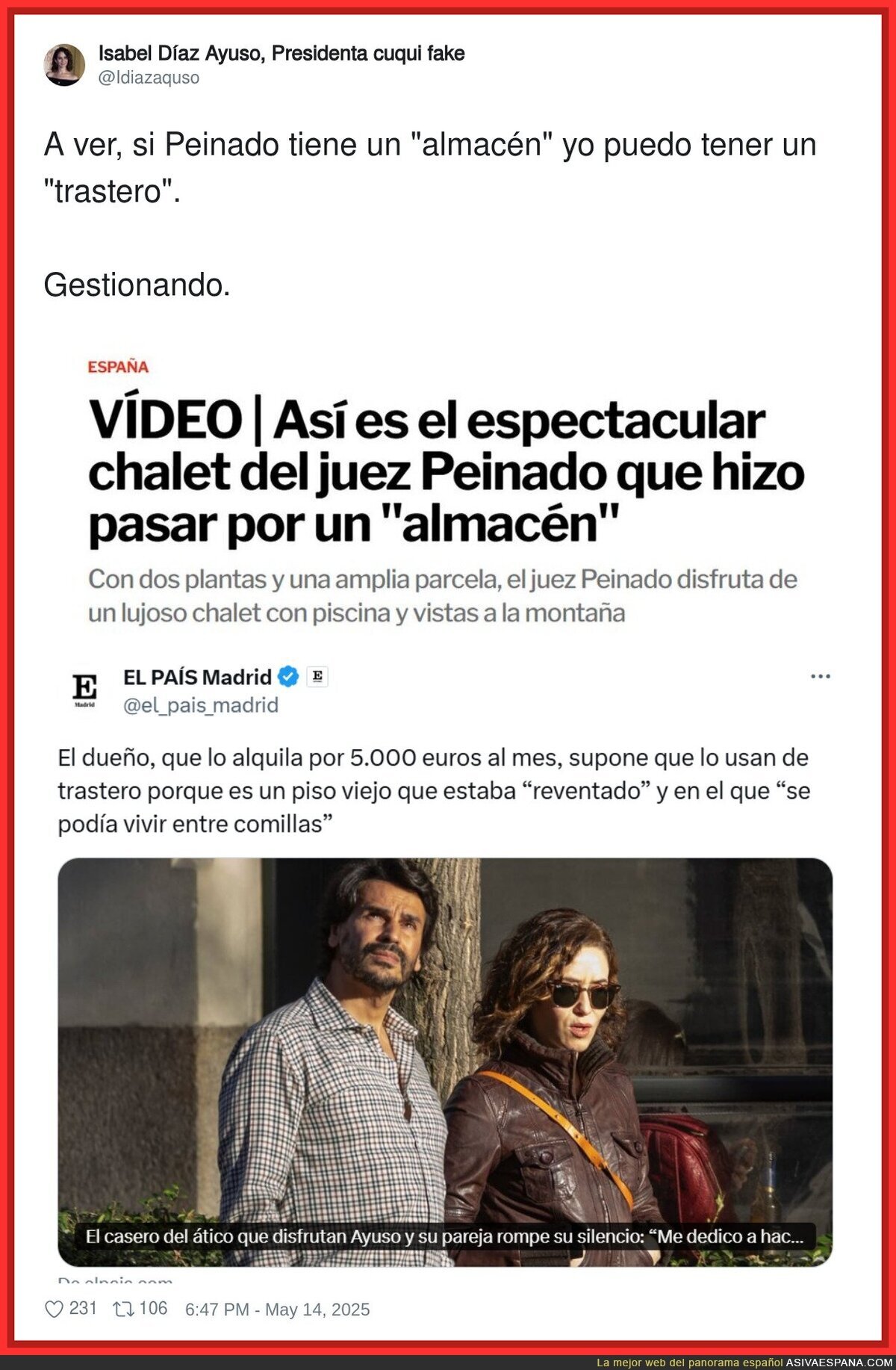 La parejita enamorada se ríe de la gente