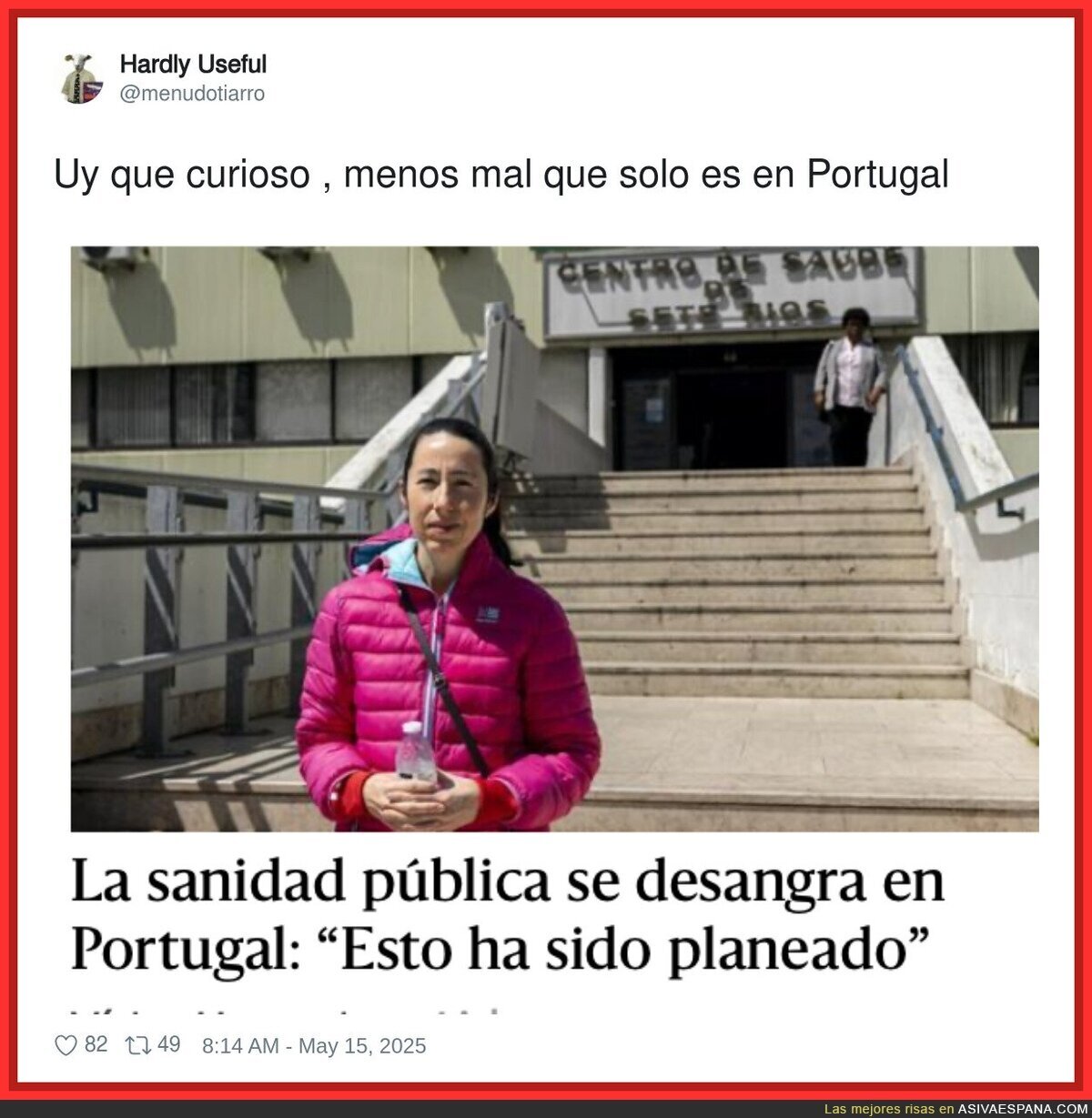 La sanidad pública bajo riesgo