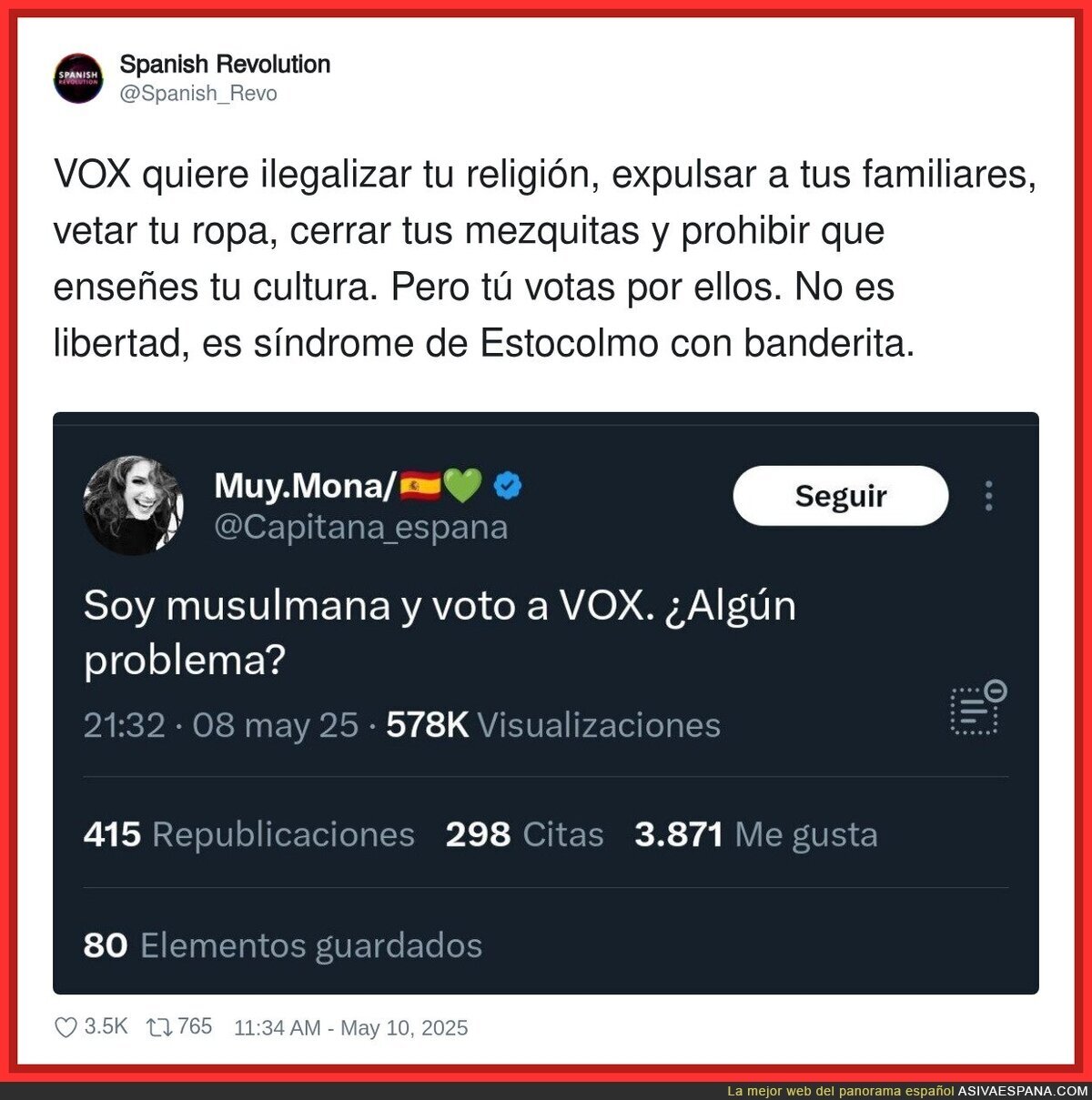 La inteligencia de algunos votantes de VOX es preocupante