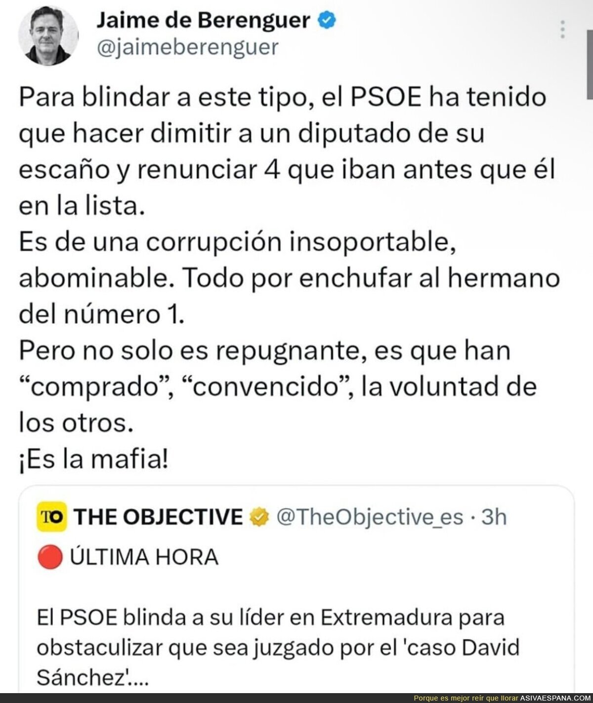 De no querer presentarse a pasar en las listas por encima de 4 personas para elevar la causa del hermanisimo