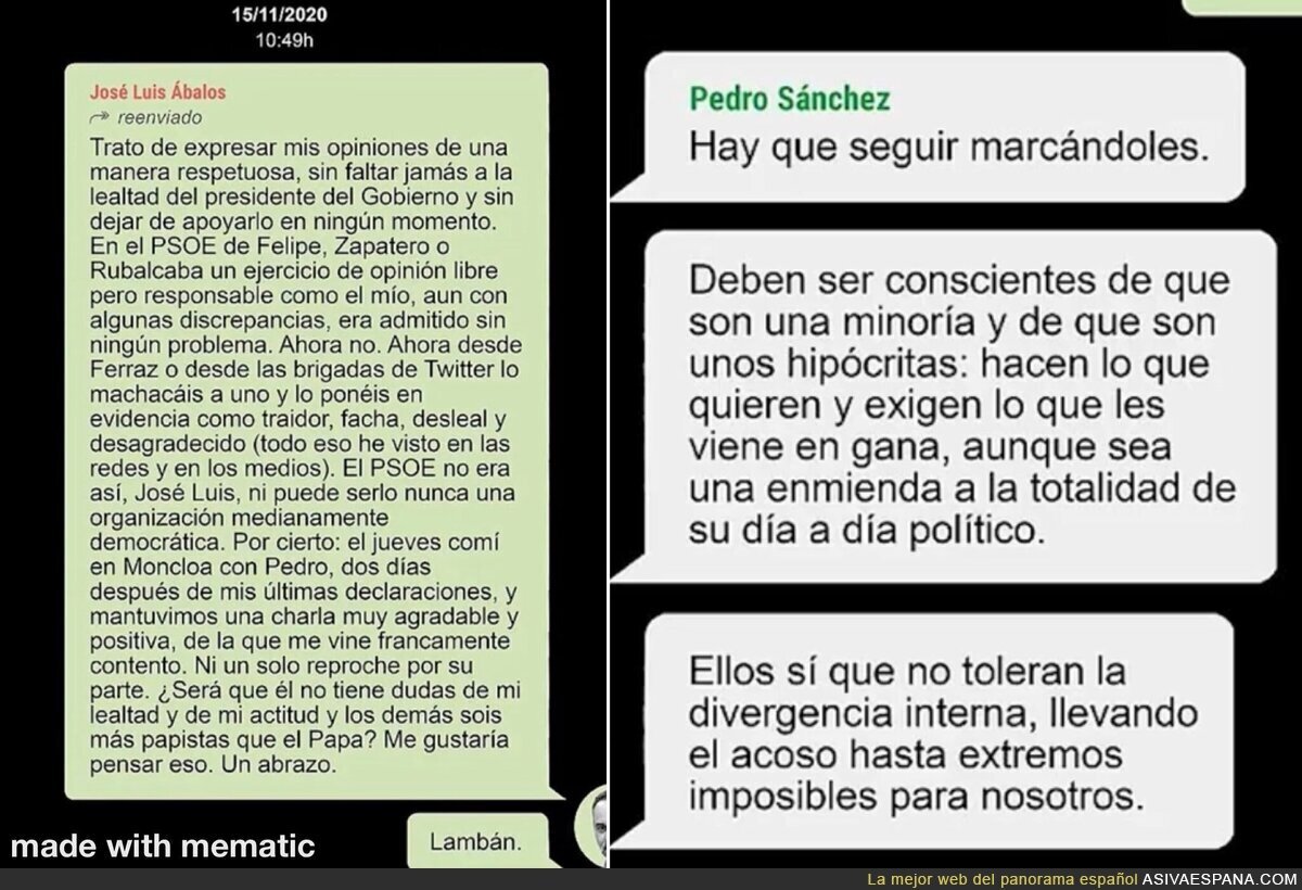 Fascista el que se queje