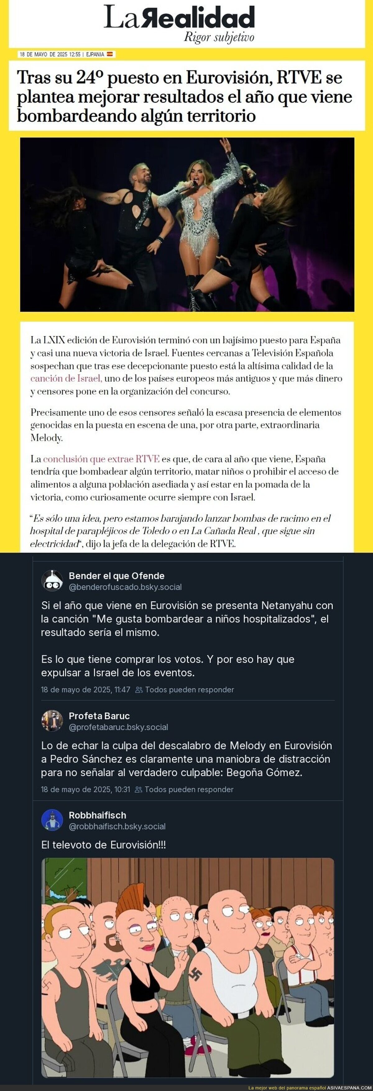Melody debió enfocar su actuación en Eurovisión de otra manera