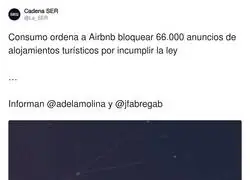 Airbnb sufre un duro golpe