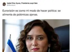 Ayuso tiene cosas en com&uacute;n con Israel y Eurovisi&oacute;n