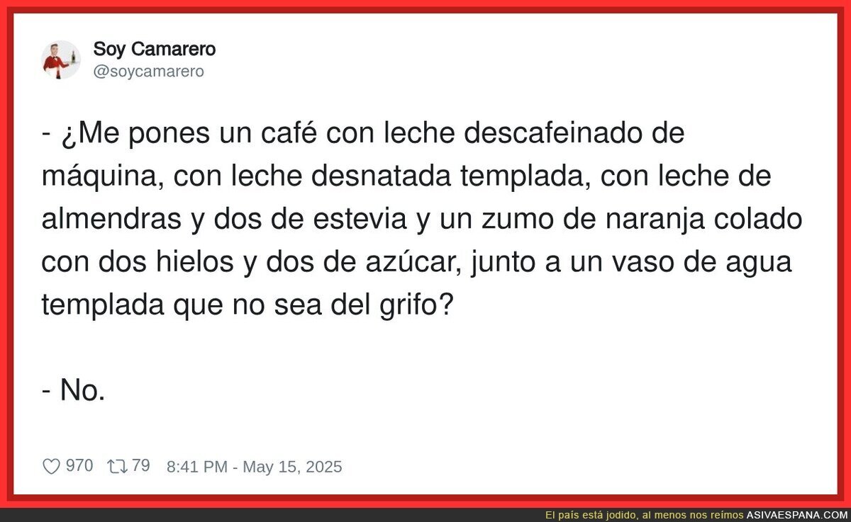 Con tanto lío mejor no