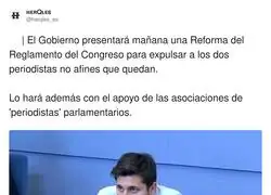 Fuera ultras de las ruedas de prensa