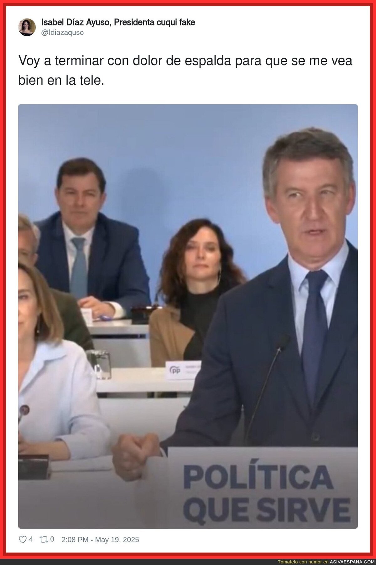 Ayuso y sus ganas de protagonismo
