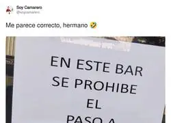 Una buena medida en el bar