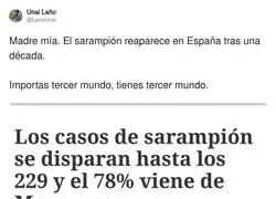 Las casualidades sobre las alertas de sarampi&oacute;n