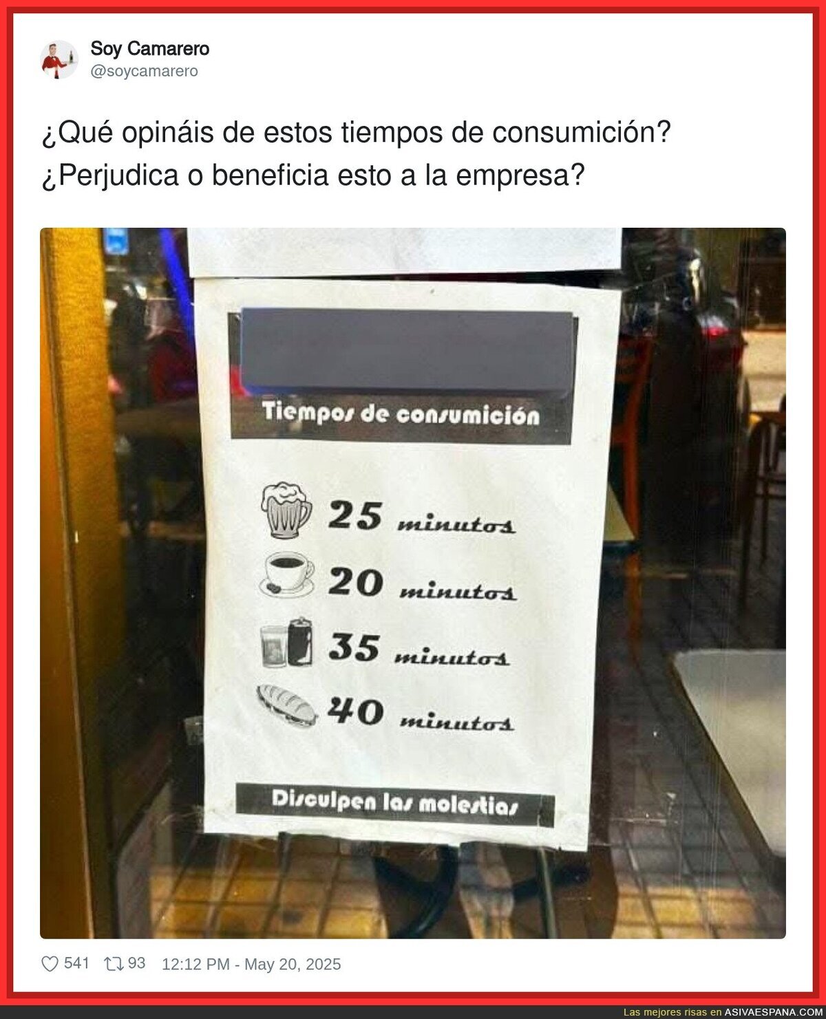 Carteles así hacen directamente que no entre