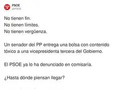 El PP supera todos los l&iacute;mites