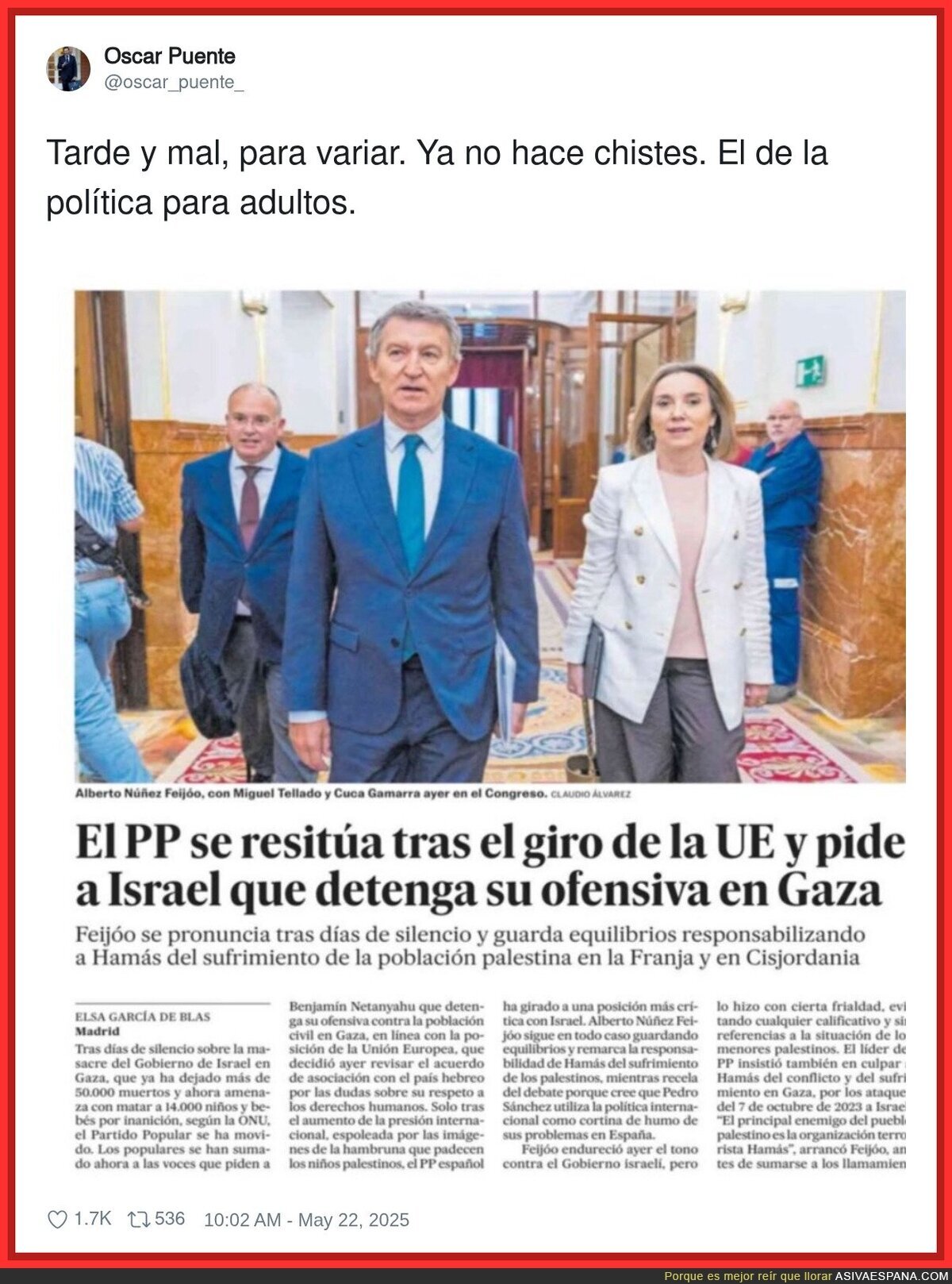 Un nuevo giro del PP