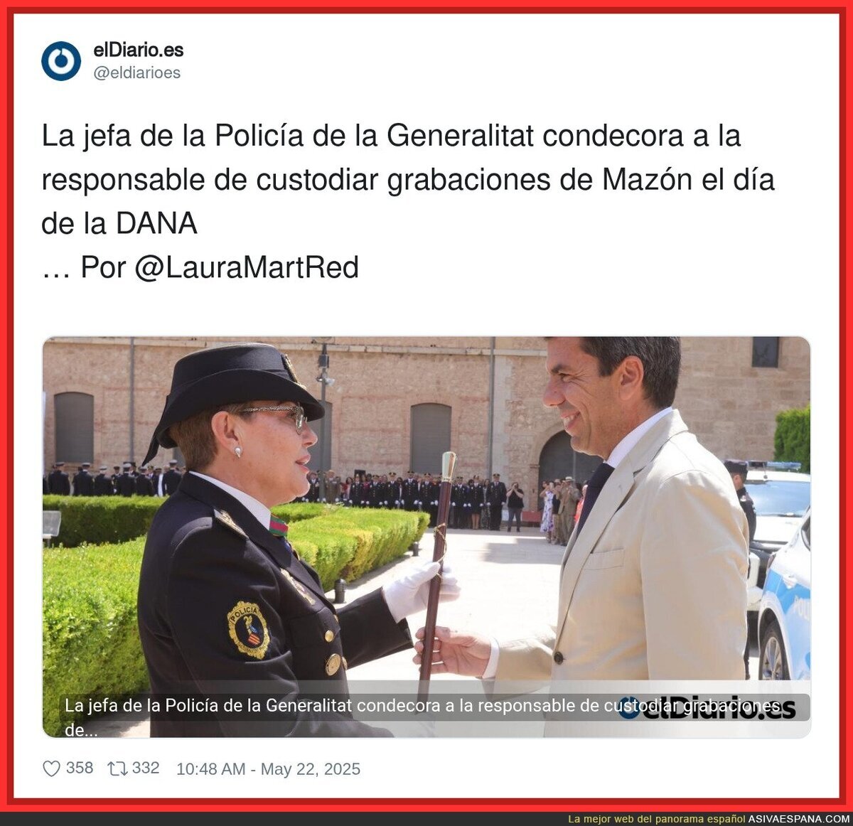Un poco sospechoso lo de Mazón