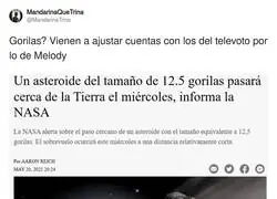 La nueva medida para los asteroides