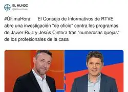 Algunos trabajadores de RTVE la toman contra Javier Ruiz y Jes&uacute;s Cintora