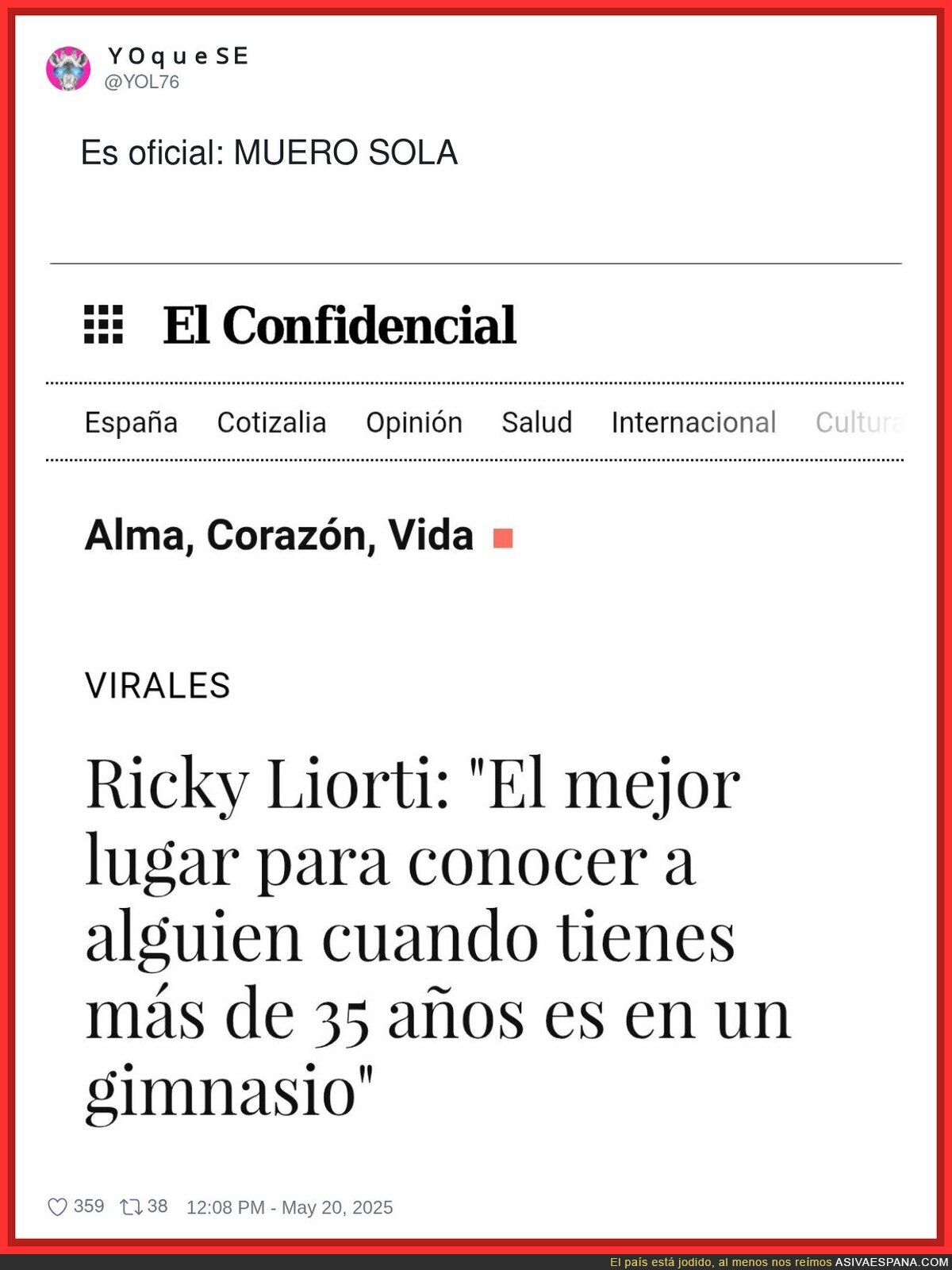 Si es en un gimnasio prefiero no hacer nada
