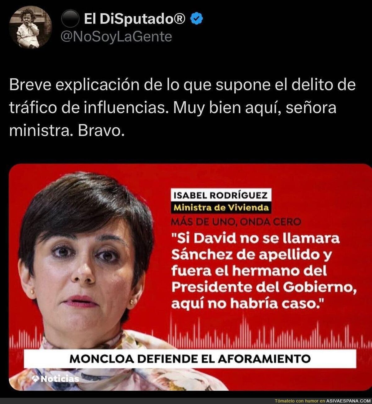 La ministra de Vivienda lo explica