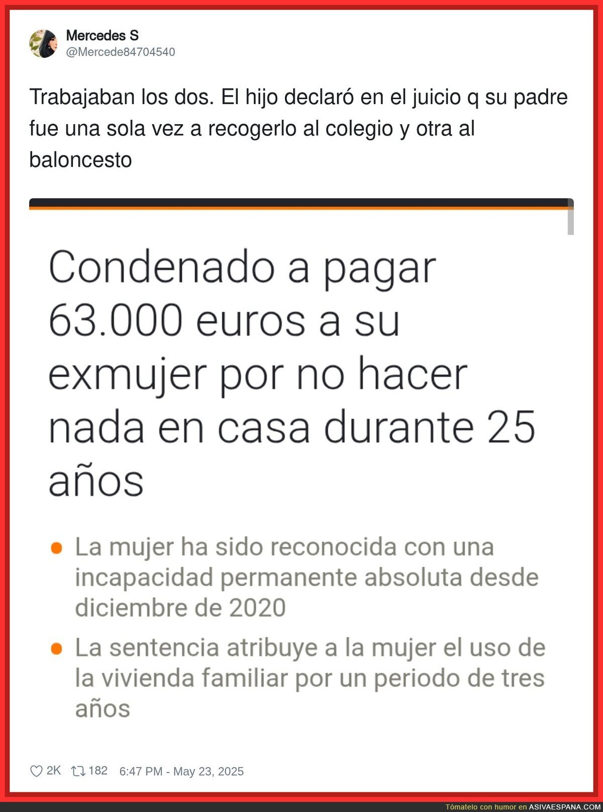 La vida es un poco injusta