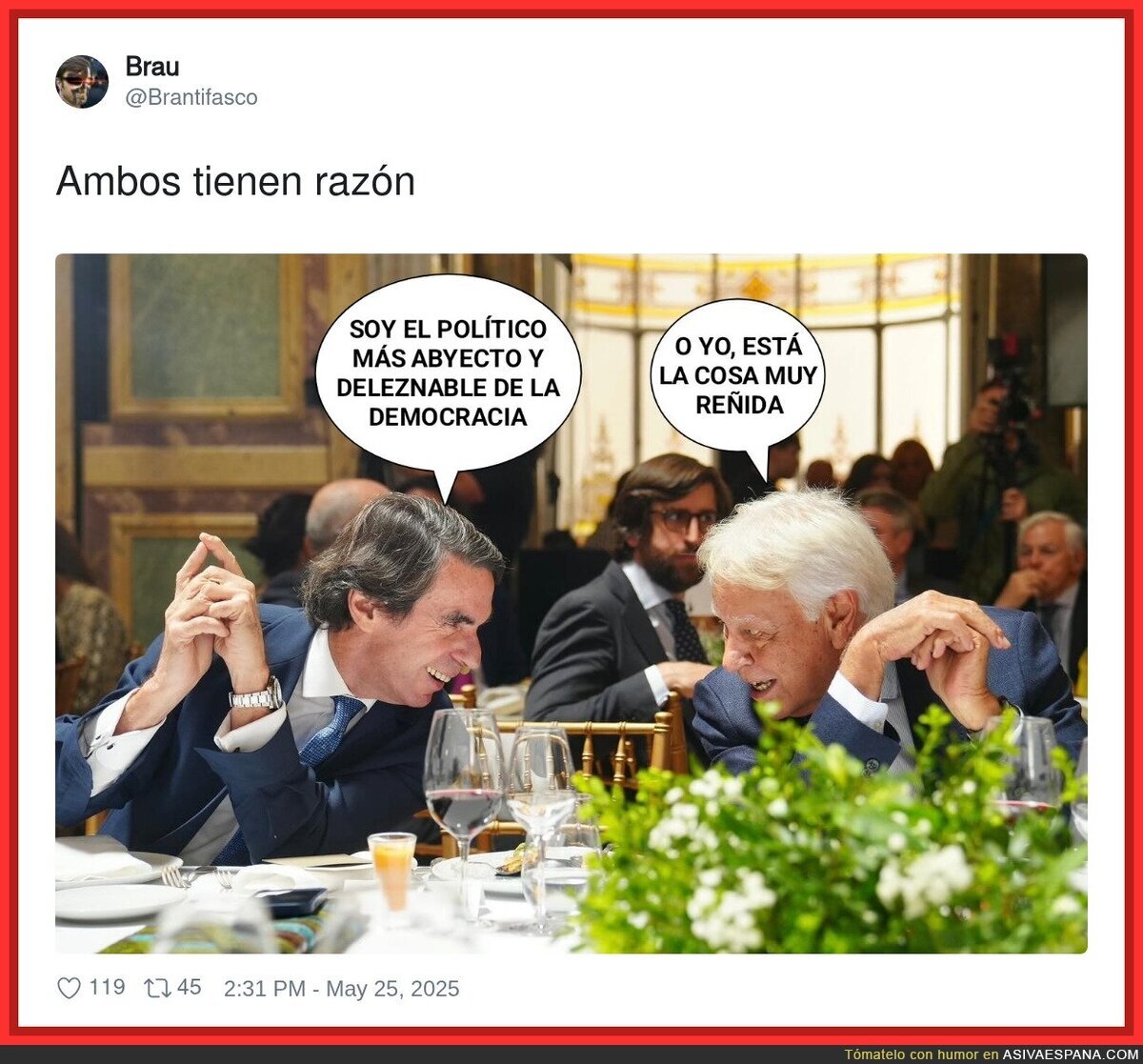 Ninguno de los dos se equivoca