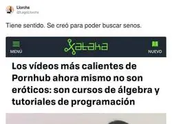 Lo m&aacute;s buscado en Pornhub
