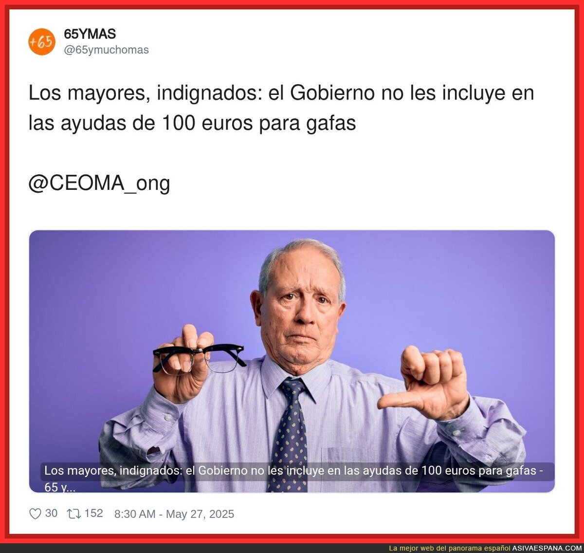 ¿Qué más quieren los mayores?